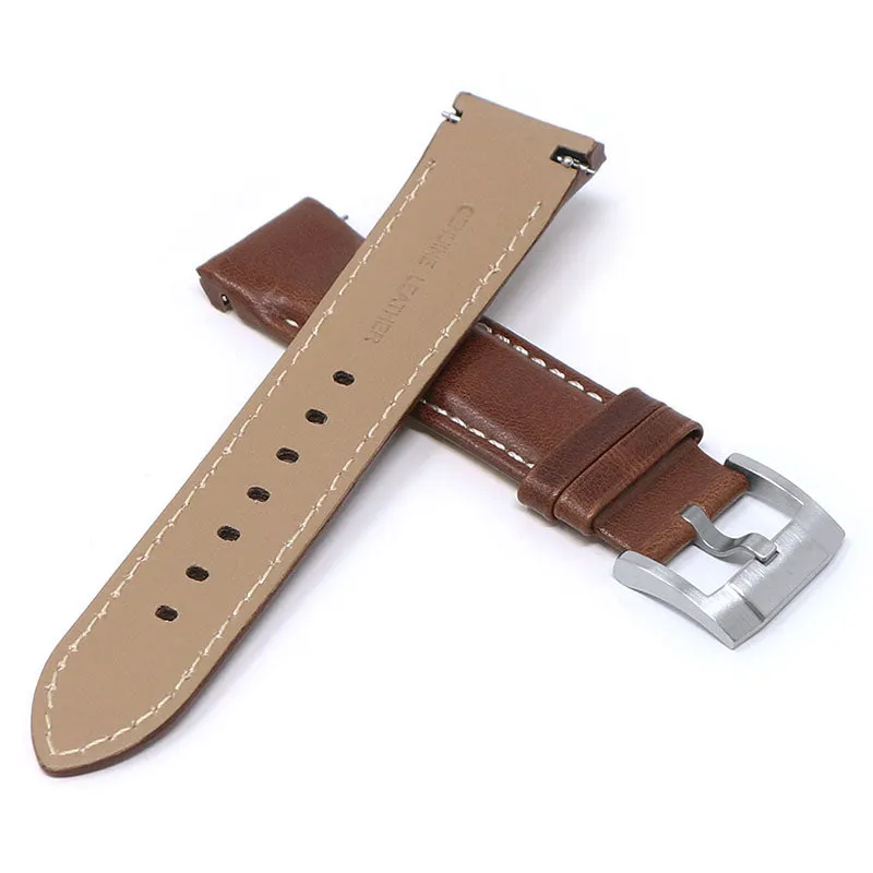 DASSARI Fitted Classic Leather Band for Seiko Turtle