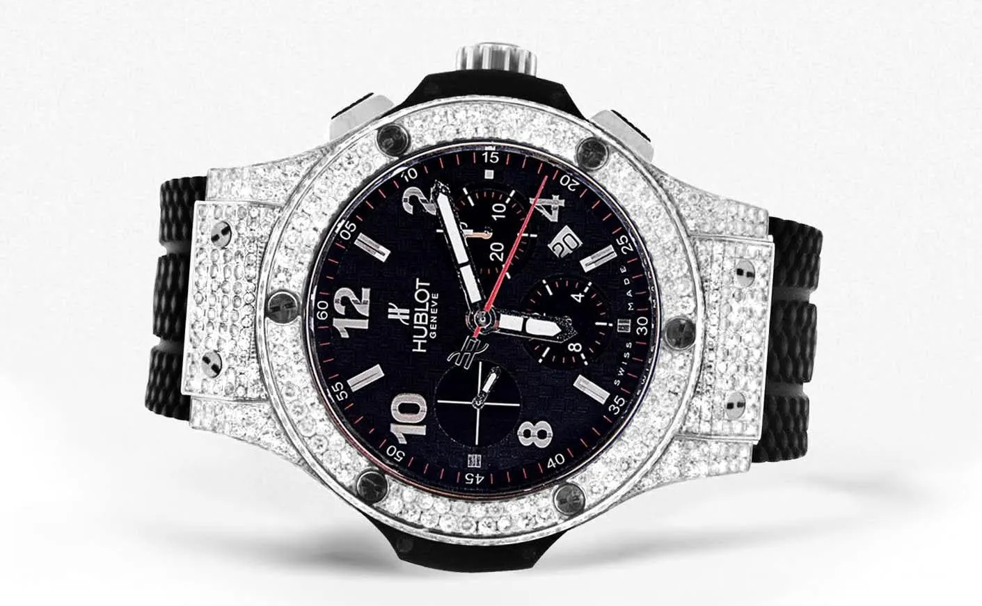 Diamond Hublot Big Bang | Stainless Steel | 44 Mm