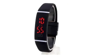 Digital Rubber Strap LED Watch