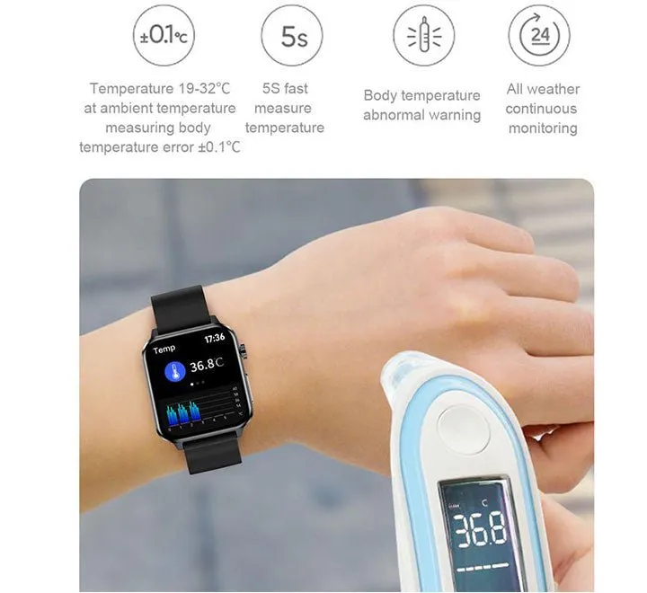 E86 Smartwatch (Brown Leather)