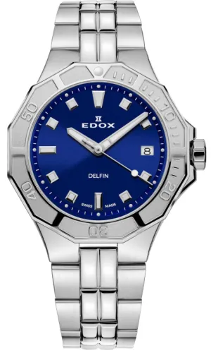 Edox Delfin Diver Date Lady