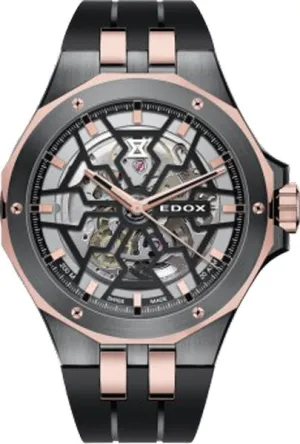EDX Watch Delfin Mecano 3 Hands Skeleton