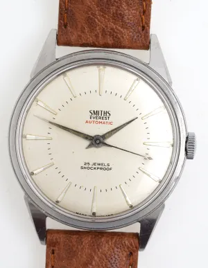 EVEREST SMITHS AUTOMATIC STAINLESS STEEL 25 JEWEL ENGLISH WRISTWATCH