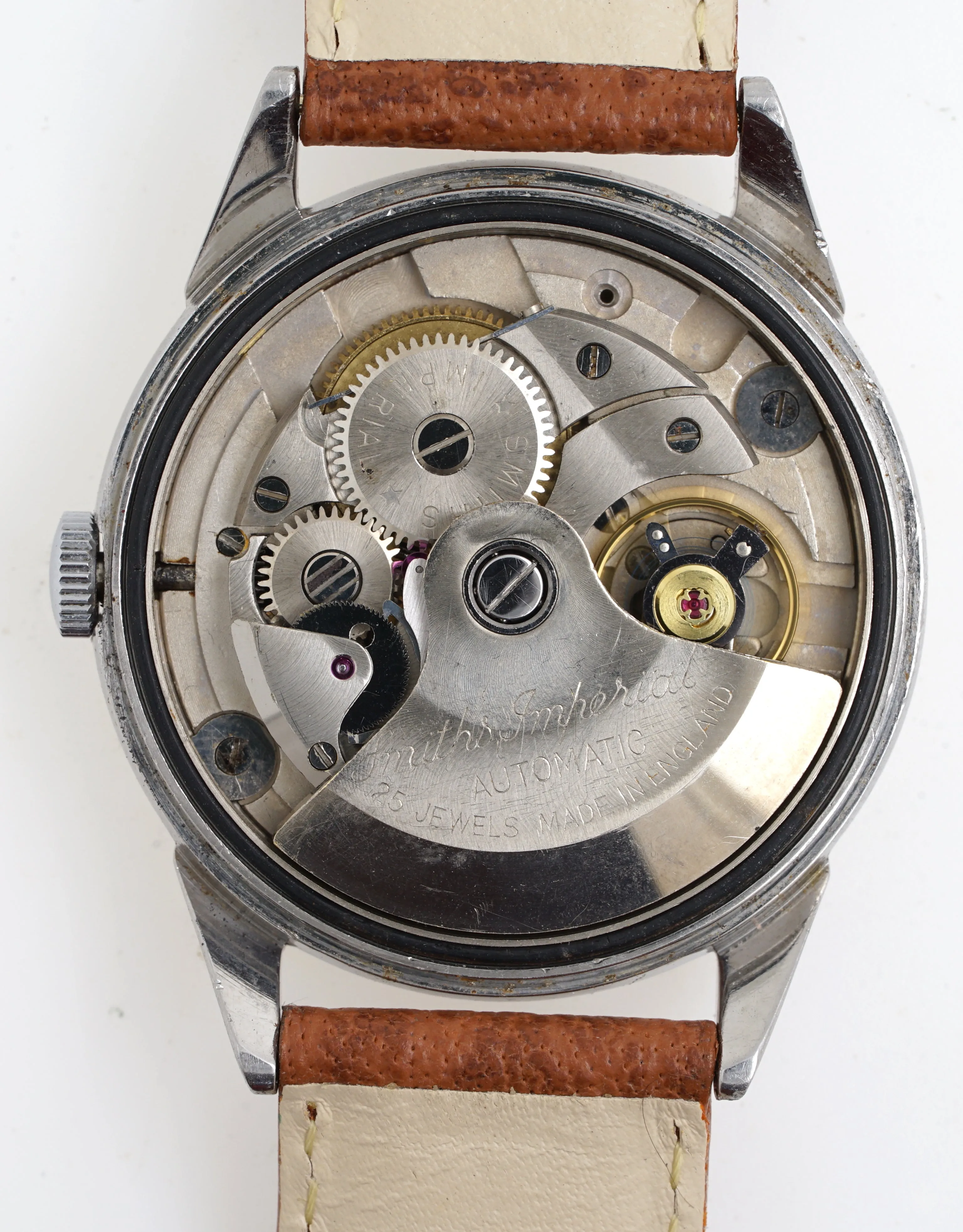 EVEREST SMITHS AUTOMATIC STAINLESS STEEL 25 JEWEL ENGLISH WRISTWATCH