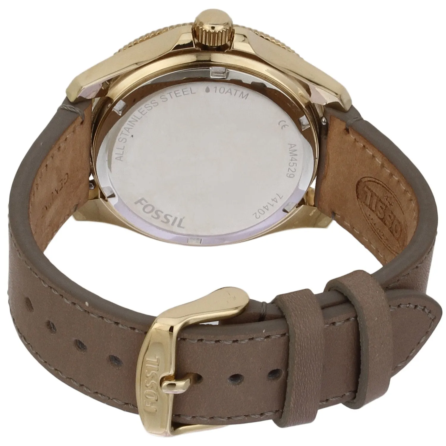 Fossil End of Season Analog Gold Dial Women's Watch AM4529