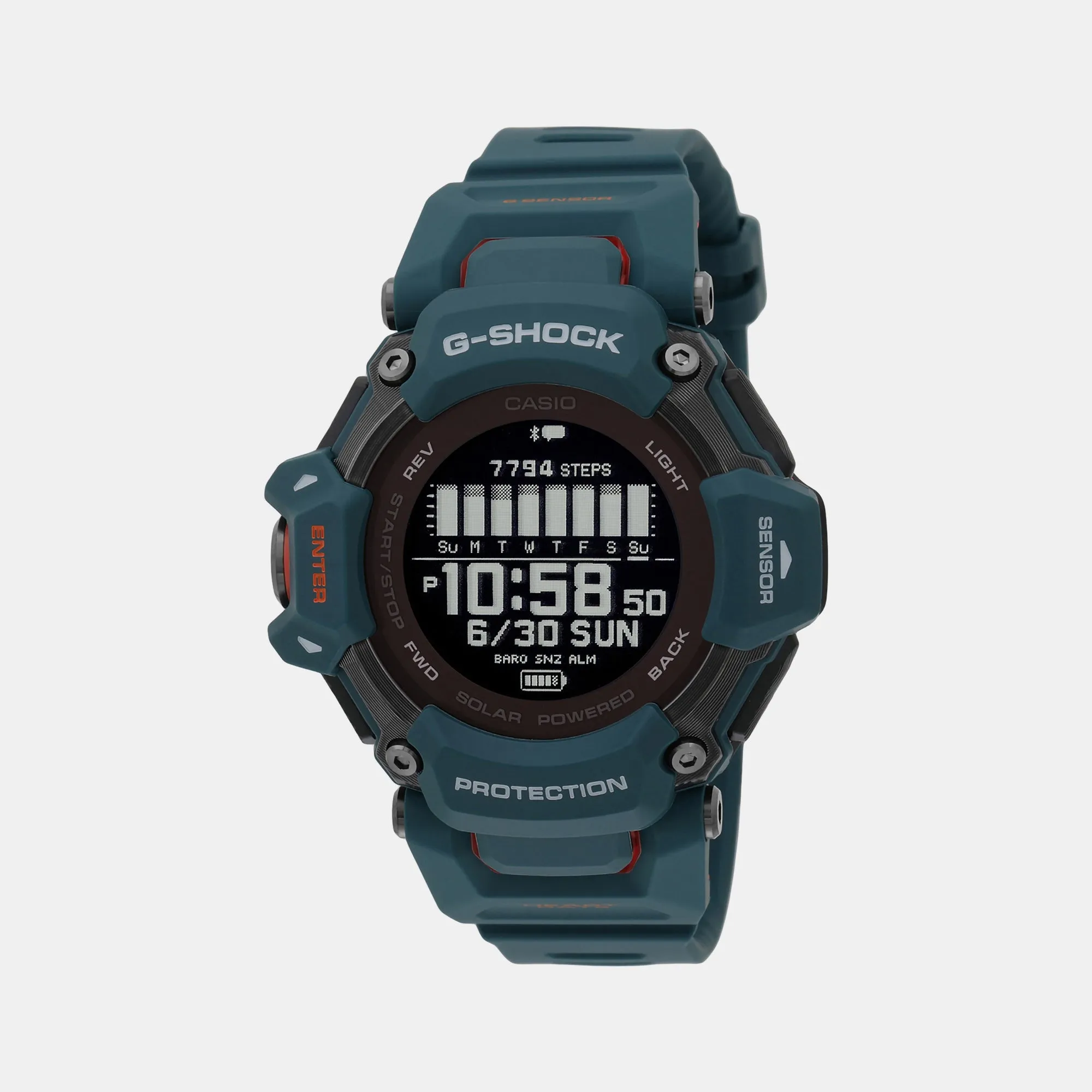 G-Shock Black Men's Digital Resin Watch G1383 - GBD-H2000-2DR