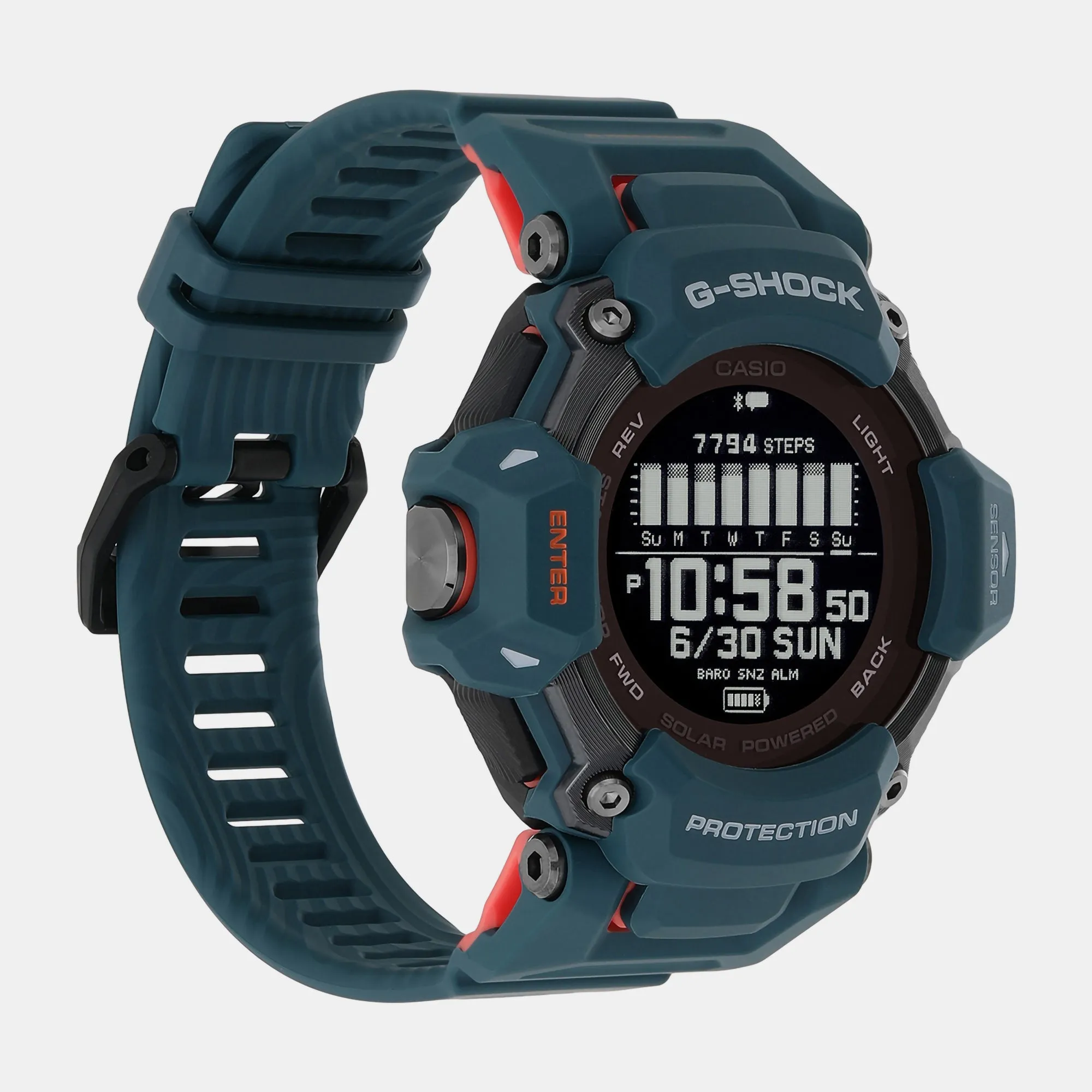 G-Shock Black Men's Digital Resin Watch G1383 - GBD-H2000-2DR