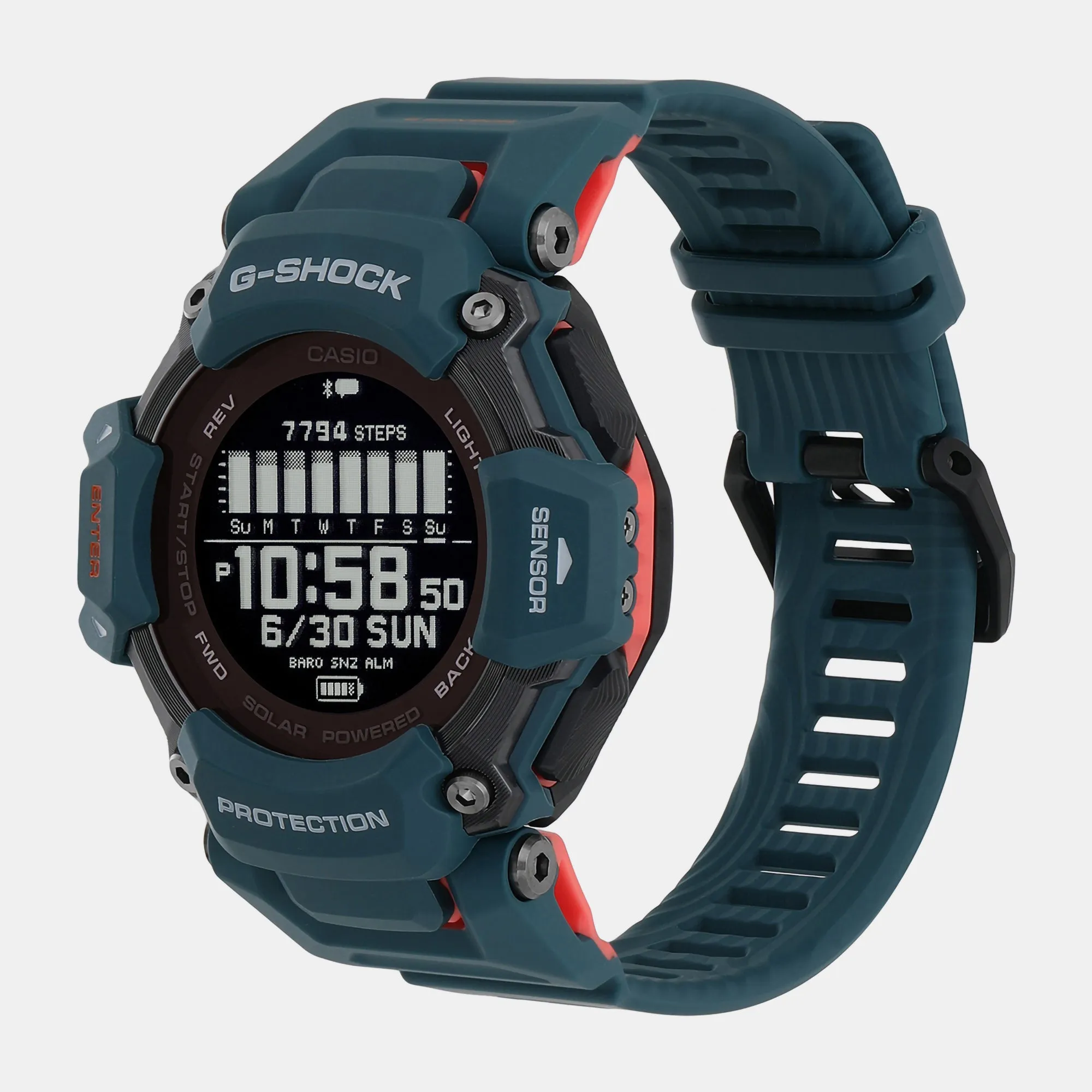 G-Shock Black Men's Digital Resin Watch G1383 - GBD-H2000-2DR