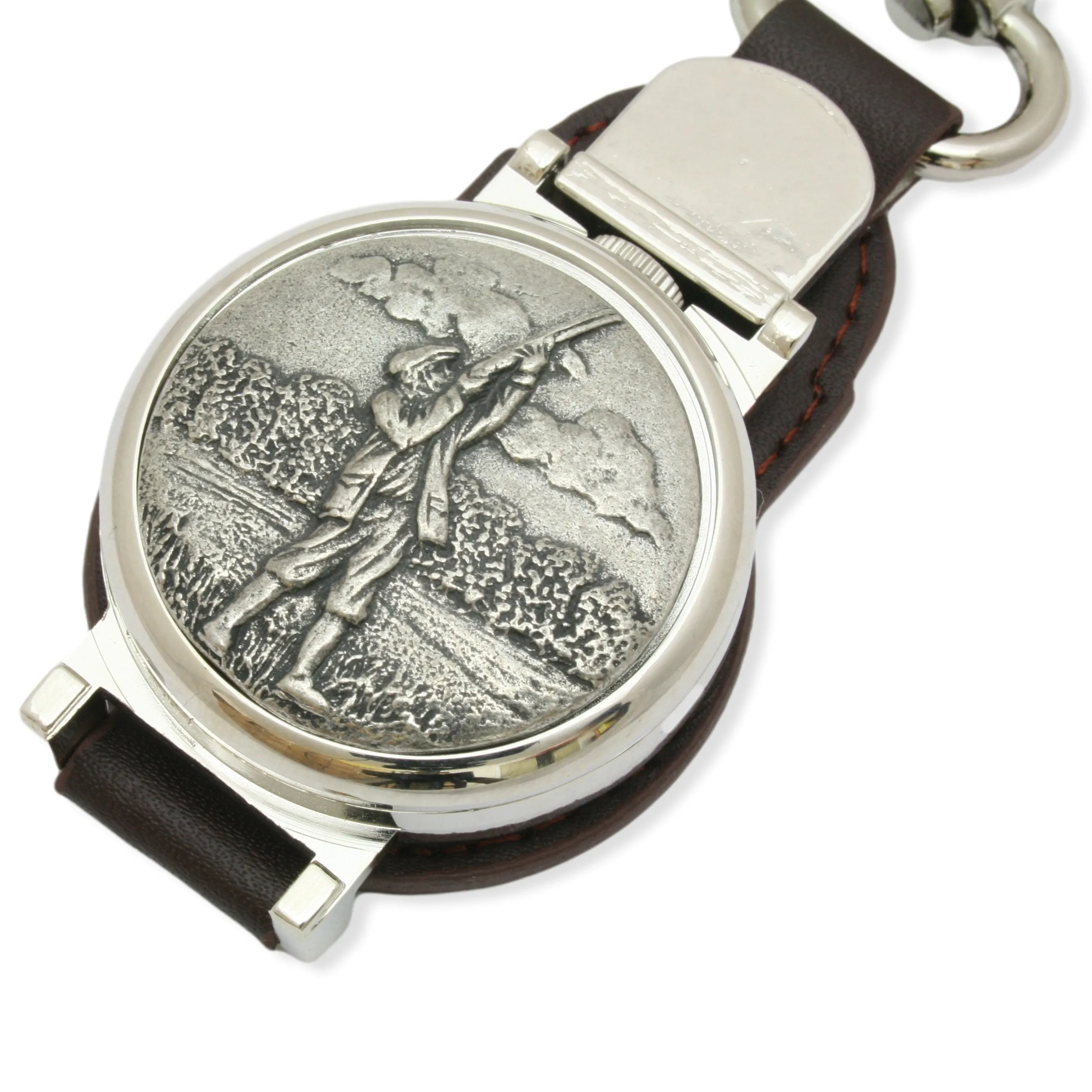 Game Shooter Fob Watch With Belt Clip