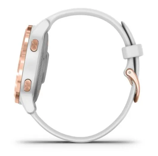 Garmin Vivoactive 4S Smart Watch - Rose Gold with White Band (Refurbished Grade- B)