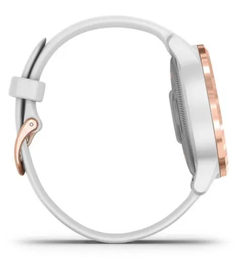 Garmin Vivoactive 4S Smart Watch - Rose Gold with White Band (Refurbished Grade- B)