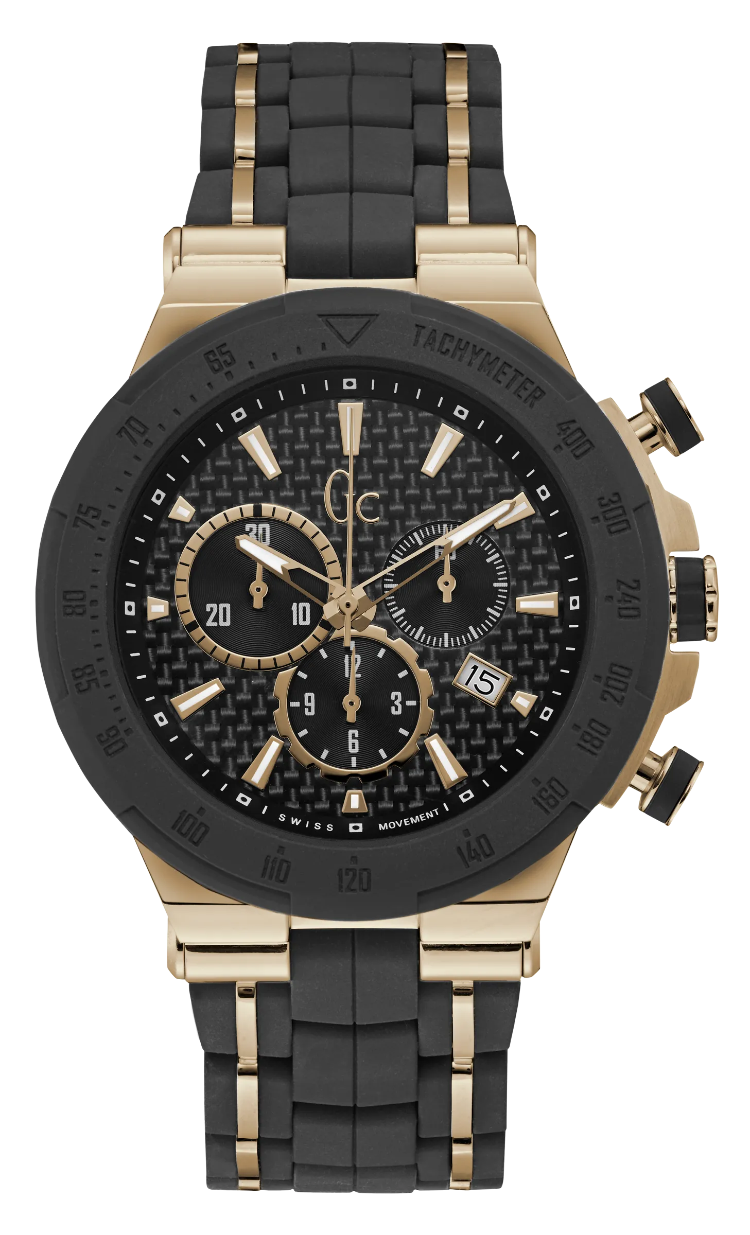 GC Black Dial Gents Watch - Y35001G2MF