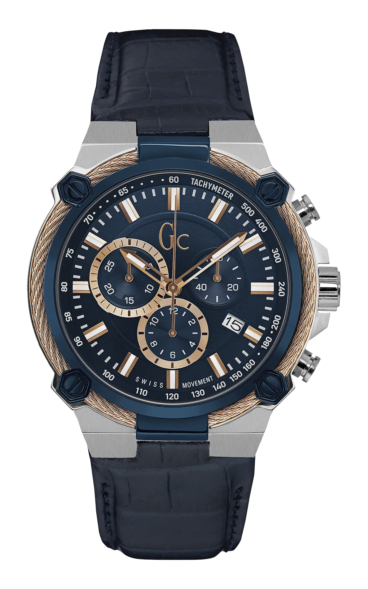 GC Gents Wrist Watch Blue - Y24001G7Mf