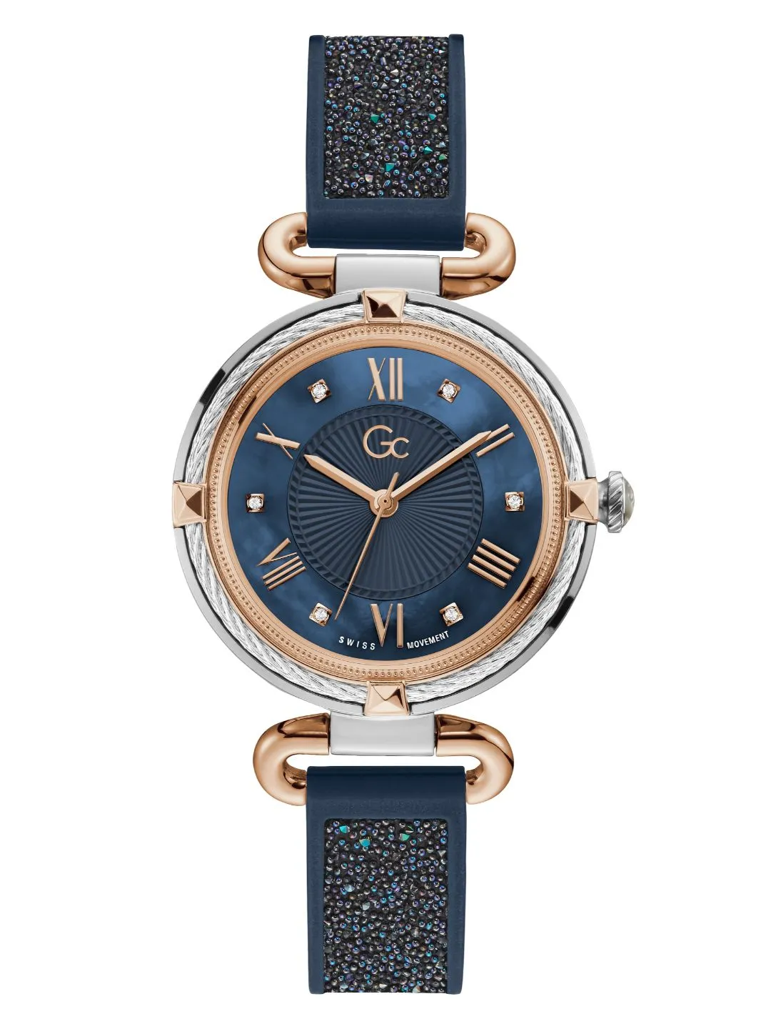 GC Ladies Wrist Watch Blue - Y58004L7Mf