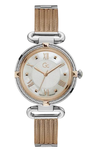 GC Ladies Wrist Watch White - Y58001L1Mf