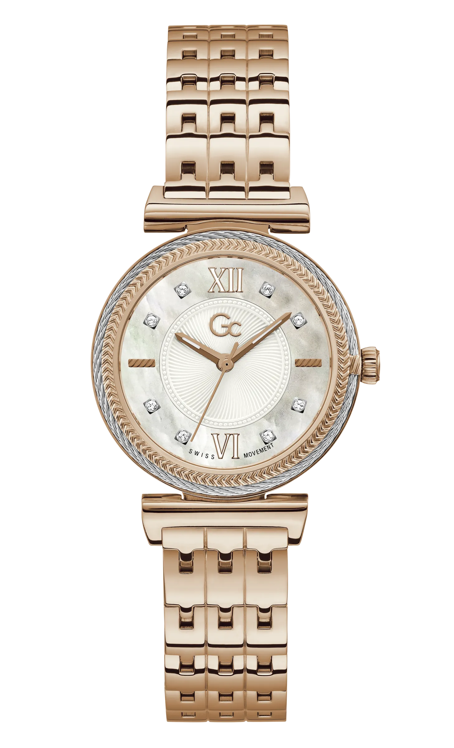 GC White Dial Quartz Analog Women Watch - Y88002L1MF