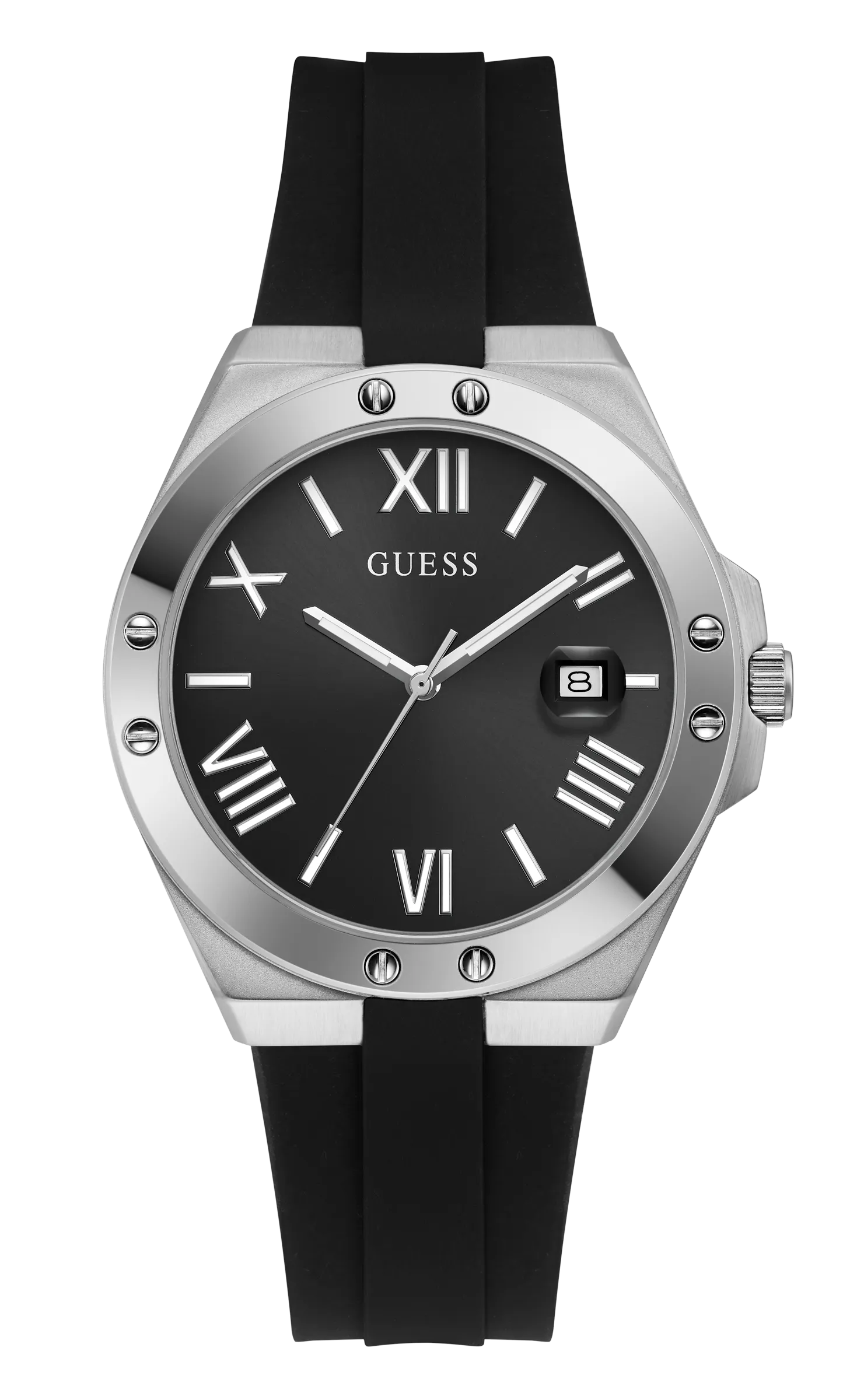 Guess Men Black Dial Analog Watch - GW0388G1