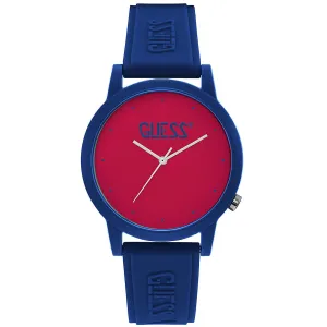 Guess Men's Classic Red Dial Watch - V1040M4