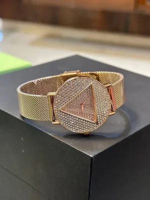 Guess Women's Watch Premium Collection with Metal Chain