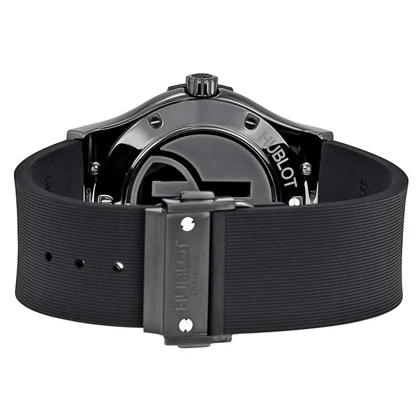 Hublot Classic Fusion Black Carbon Fiber Dial Automatic Black Rubber Men's Watch 511.CM.1770.RX