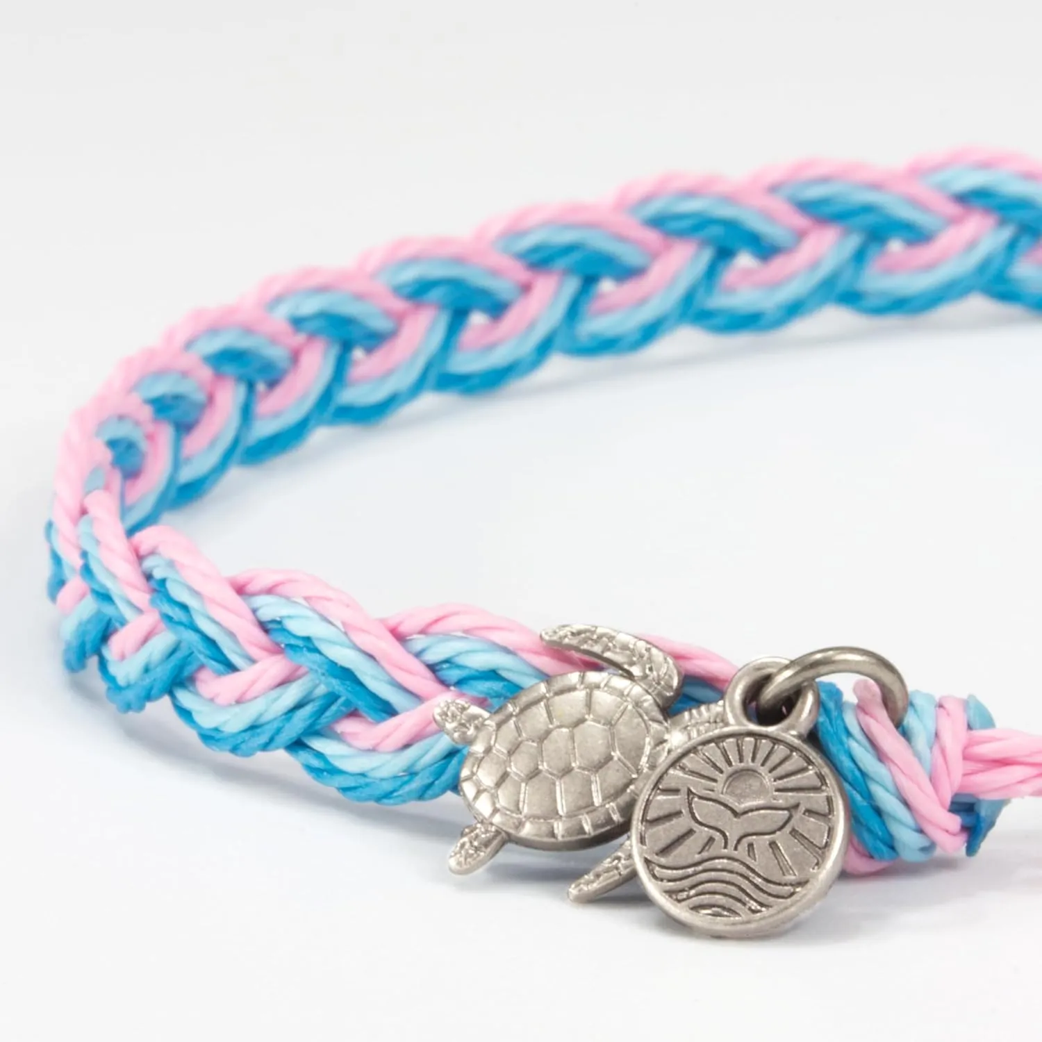 KoaKoa Original Braid Sea Turtle Tracking Bracelet, helps save sea turtles, fully adjustable Men and Women