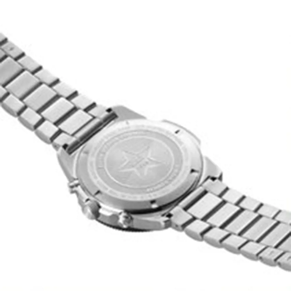 Luminox Mens Black Dial Silver Stainless Steel Band Ronda Z60 Watch - XS.3142