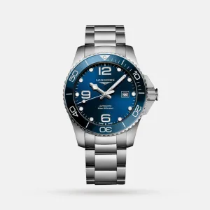 Men Blue Automatic Stainless Steel Watch L37824966
