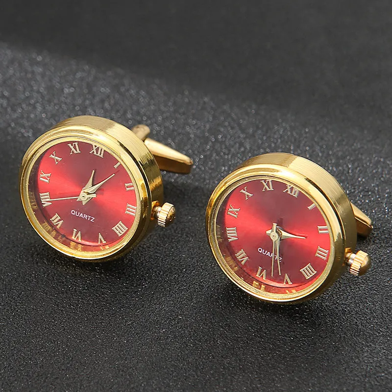 Men Luxury Watches Cufflinks