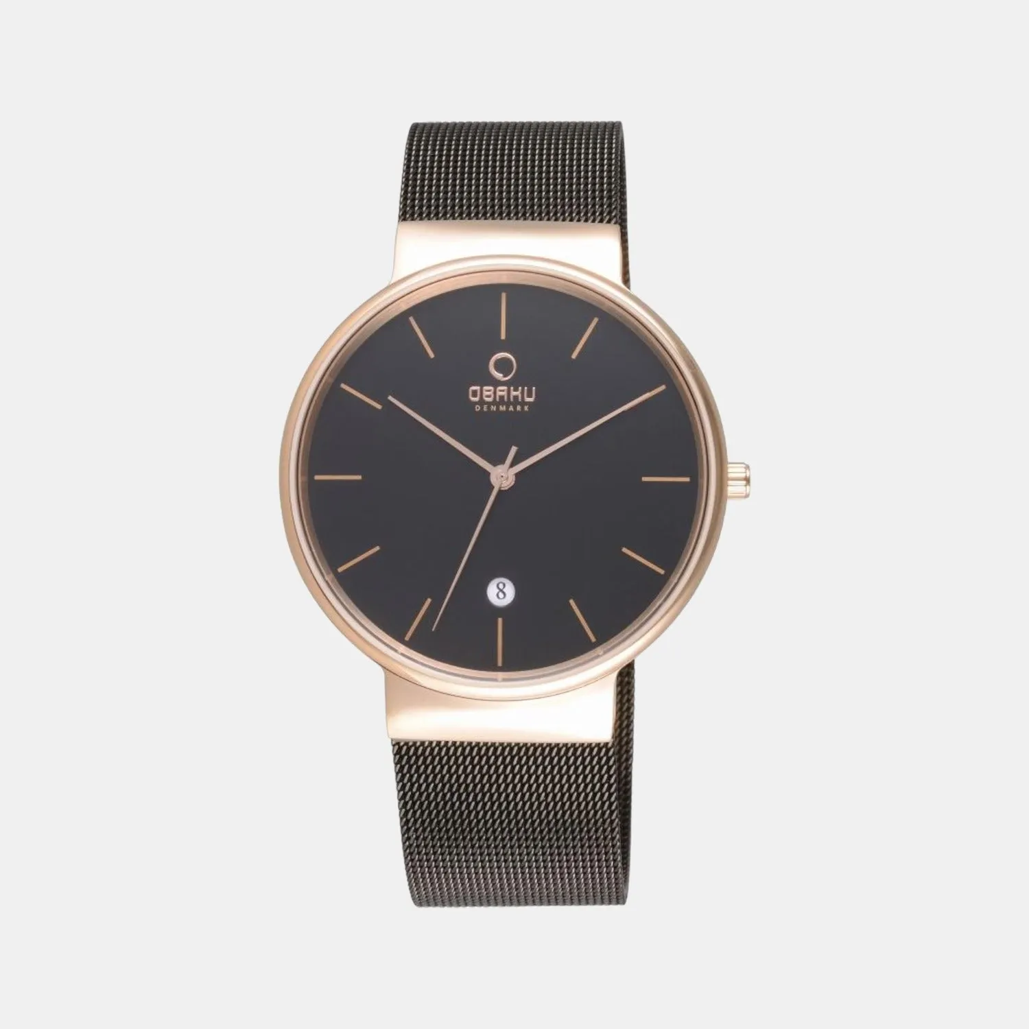 Men's Black Analog Stainless Steel Watch V153GDVBMB