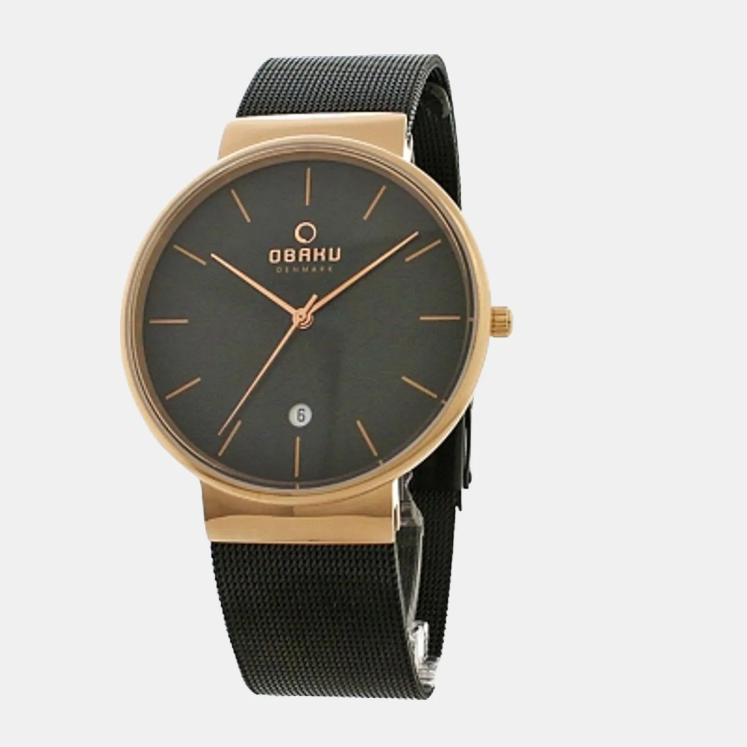 Men's Black Analog Stainless Steel Watch V153GDVBMB