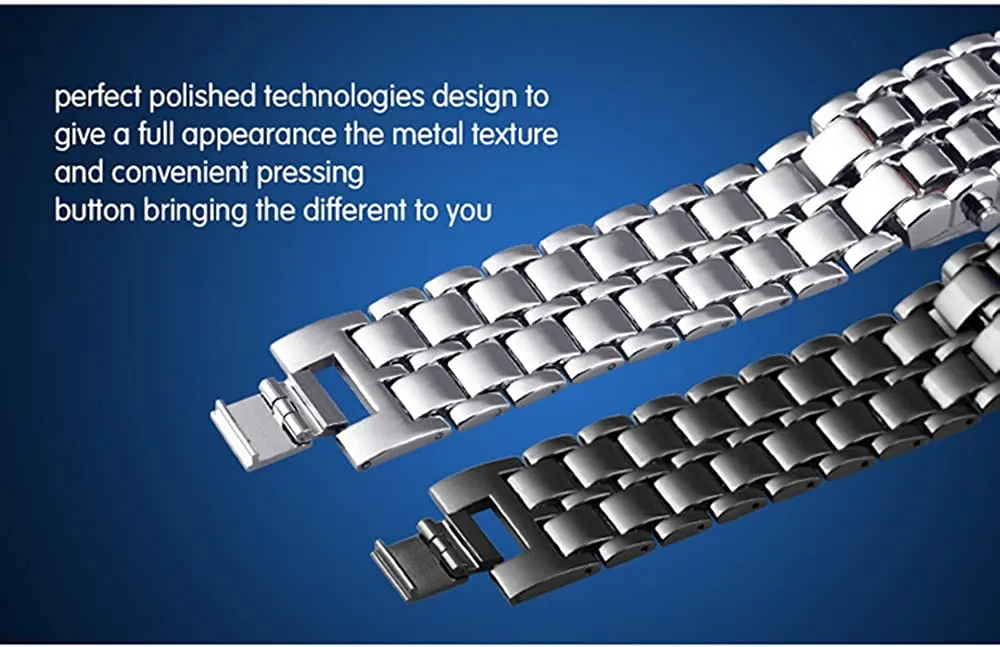 Mens Casual Simple Youth Sports Watch Electronic Binary Digital LED Lava Alloy Rectangular Chain Watches