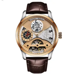 Men's Mechanical 30M Waterproof Butterfly Double Snap Buckle Watches