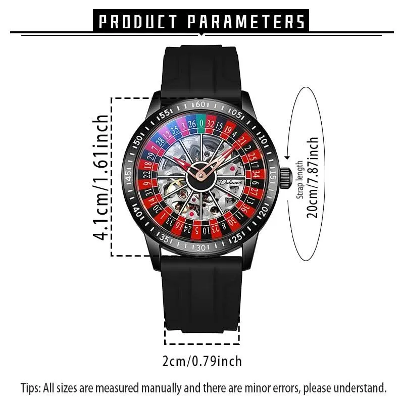 Men's Waterproof Skeleton Watch - Stainless Steel Automatic Mechanical Watch