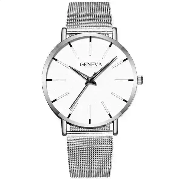 Mesh strap quartz watch