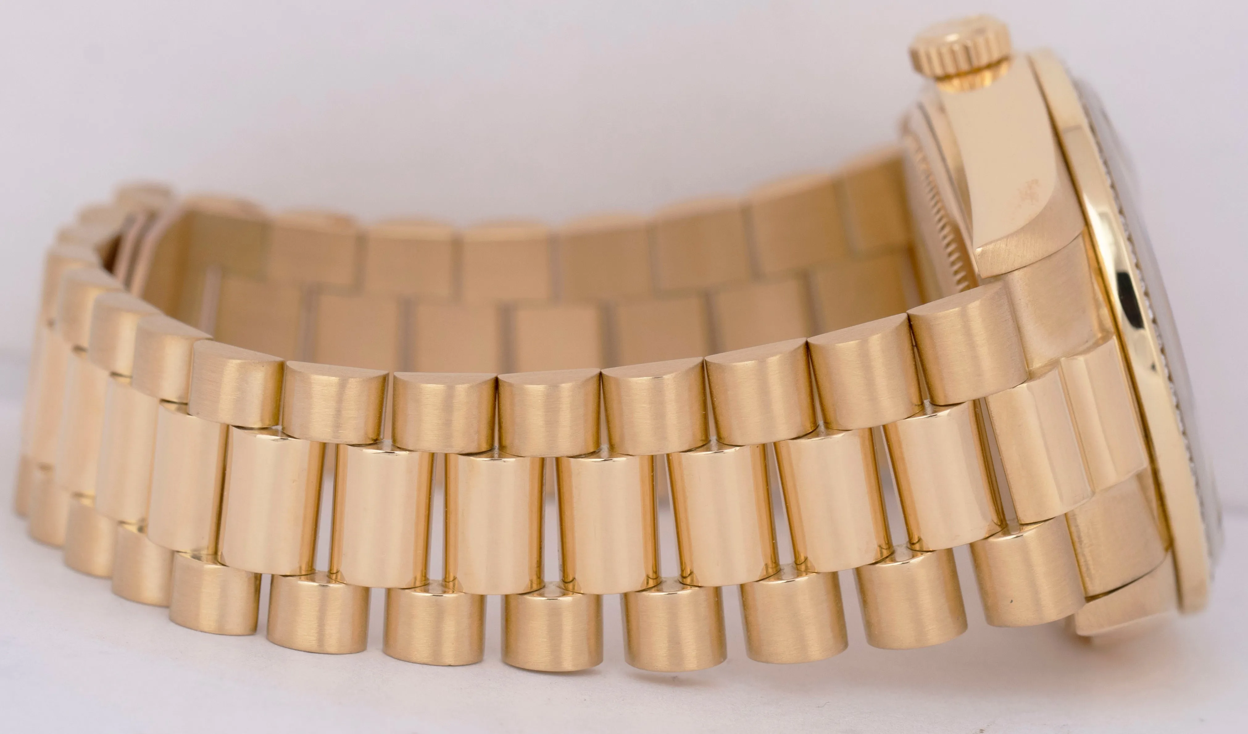 MINT PAPERS Rolex Day-Date President LAPIS 36mm 18K Yellow Gold Watch 18038 B P