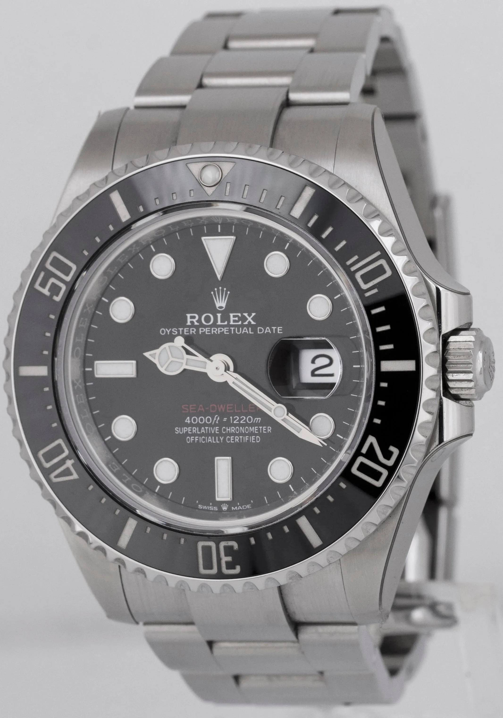 MINT Rolex Sea-Dweller Mark II 50th-Anniversary Red Steel 43mm Watch 126600 BOX