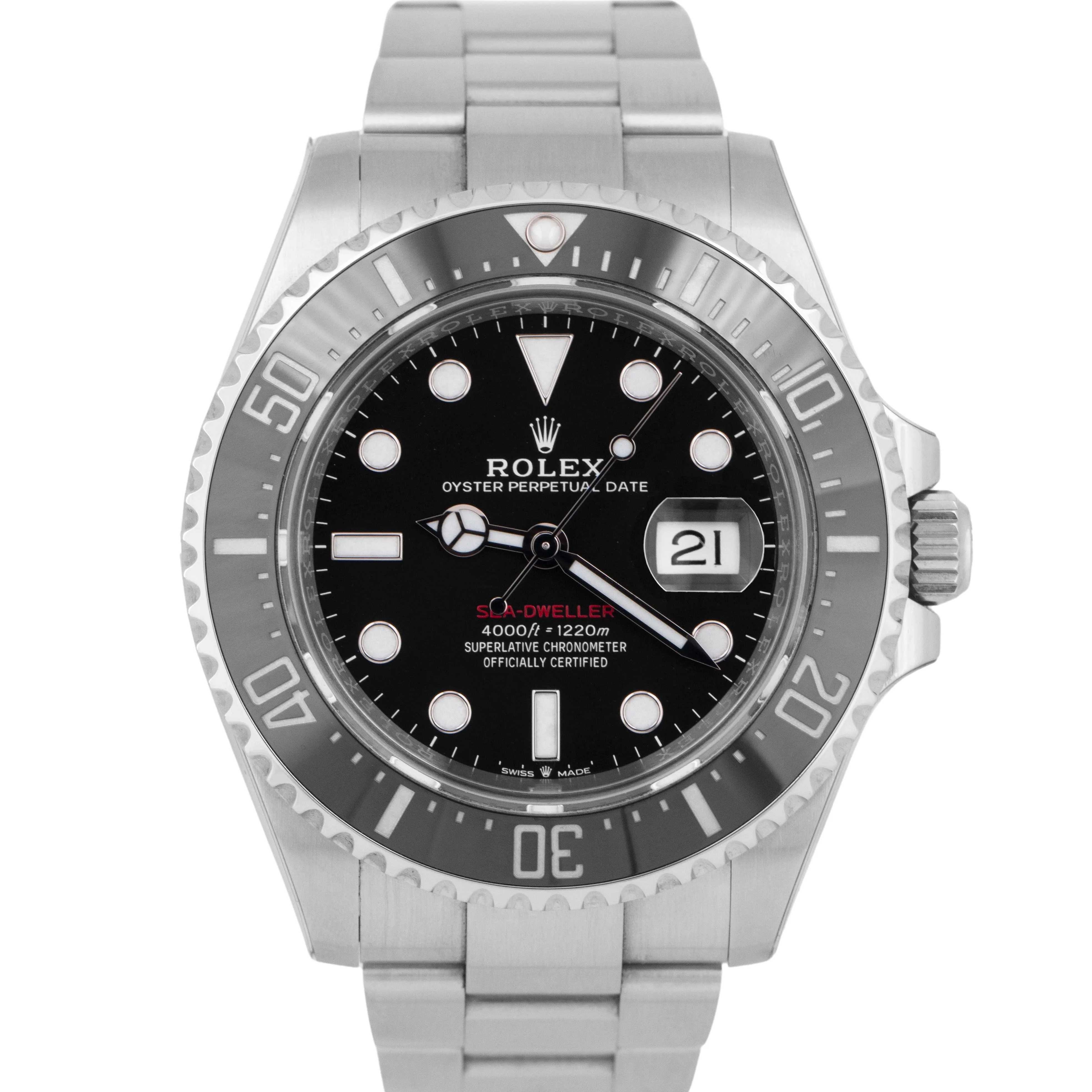 MINT Rolex Sea-Dweller Mark II 50th-Anniversary Red Steel 43mm Watch 126600 BOX