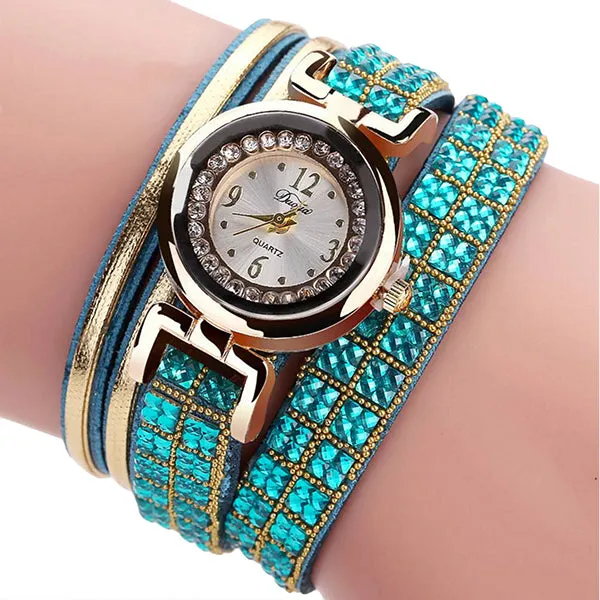 Misses Fashion Bling Bracelet Watch with Gift Box