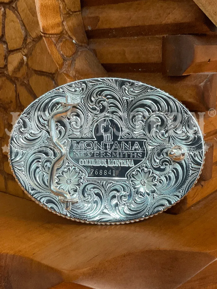 Montana Silversmiths 1255-1010M Our Lady Of Guadalupe Classic Western Buckle Silver