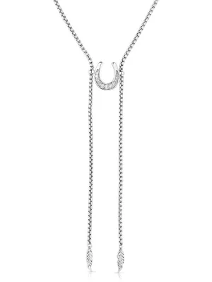 Montana Silversmiths NC6120 Womens Between Luck Necklace Silver