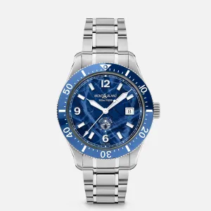Montblanc 1858 Iced Sea Automatic Date Blue