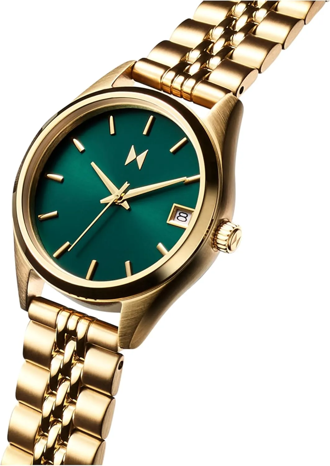 MVMT Rise Women's 3 Hand Quartz Watch, Stainless Steel Link Bracelet Water Resistant up to 5ATM/50 Meters - Premium Minimalist Vintage Watch - 30mm