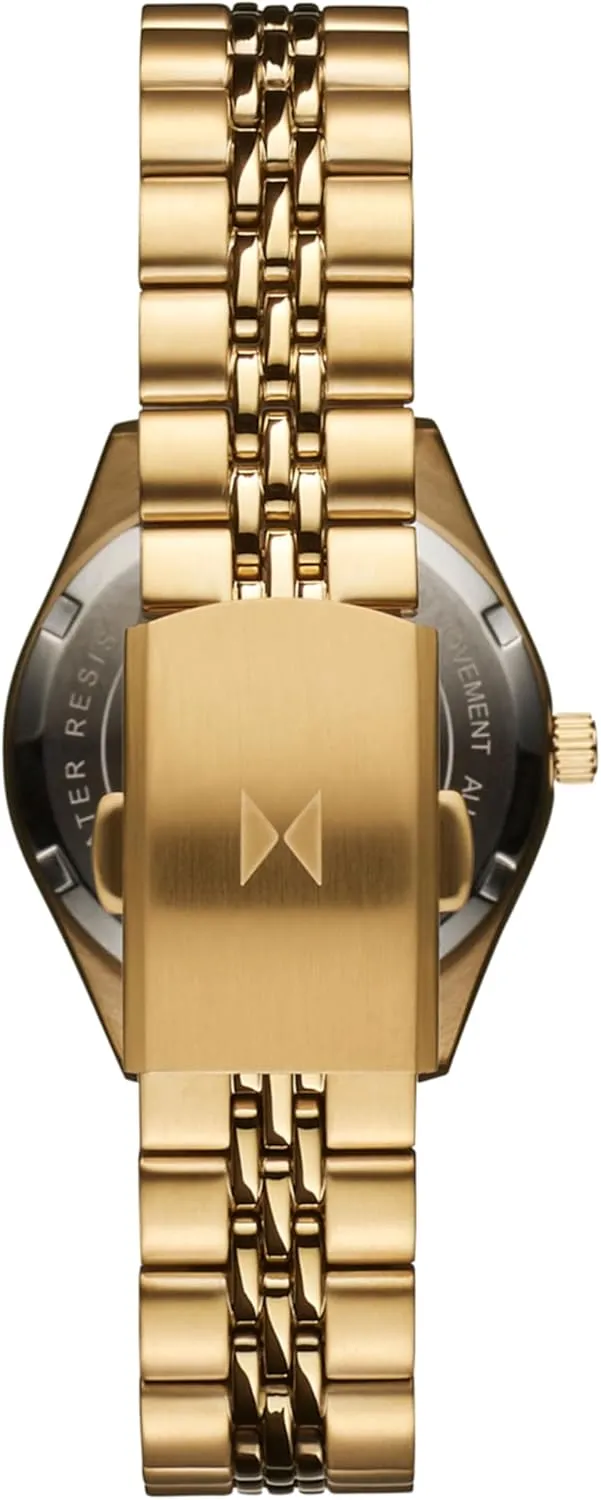 MVMT Rise Women's 3 Hand Quartz Watch, Stainless Steel Link Bracelet Water Resistant up to 5ATM/50 Meters - Premium Minimalist Vintage Watch - 30mm