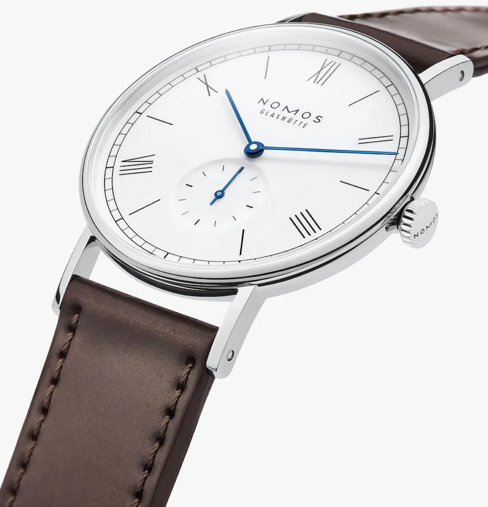 NG Watch Ludwig 38 White Enamel Sapphire Crystal