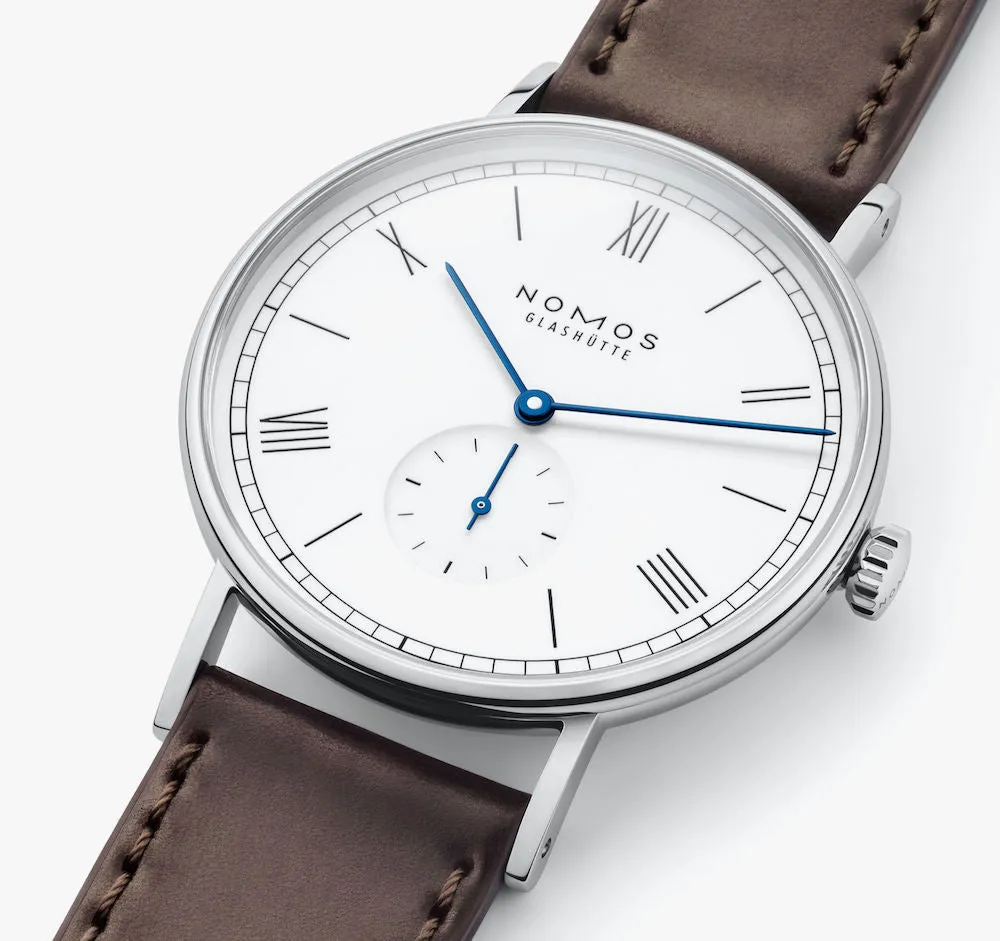 NG Watch Ludwig 38 White Enamel Sapphire Crystal