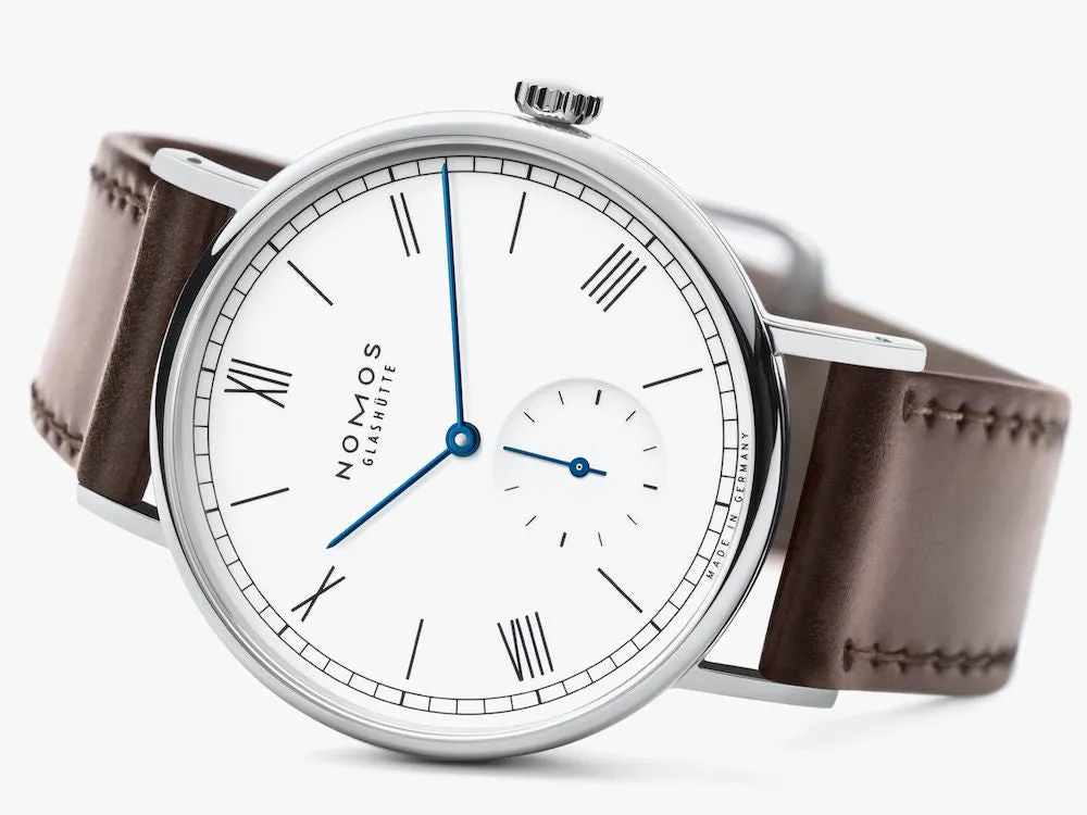 NG Watch Ludwig 38 White Enamel Sapphire Crystal