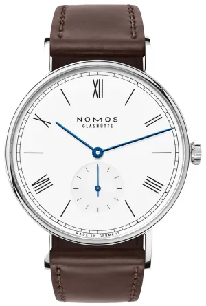 NG Watch Ludwig 38 White Enamel Sapphire Crystal