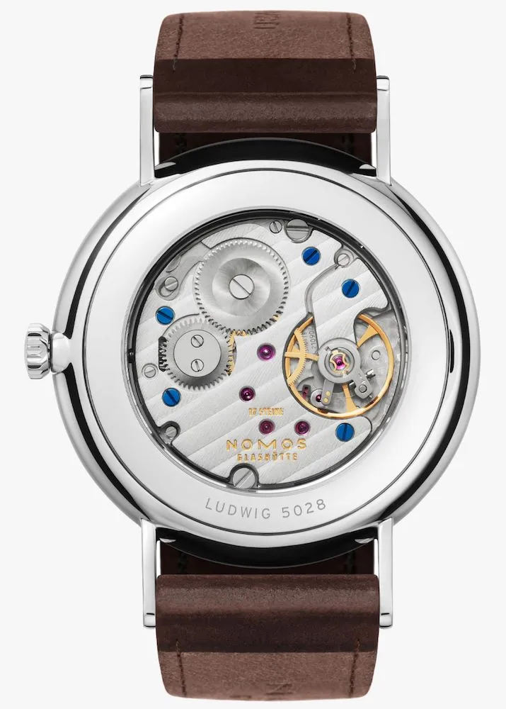 NG Watch Ludwig 38 White Enamel Sapphire Crystal