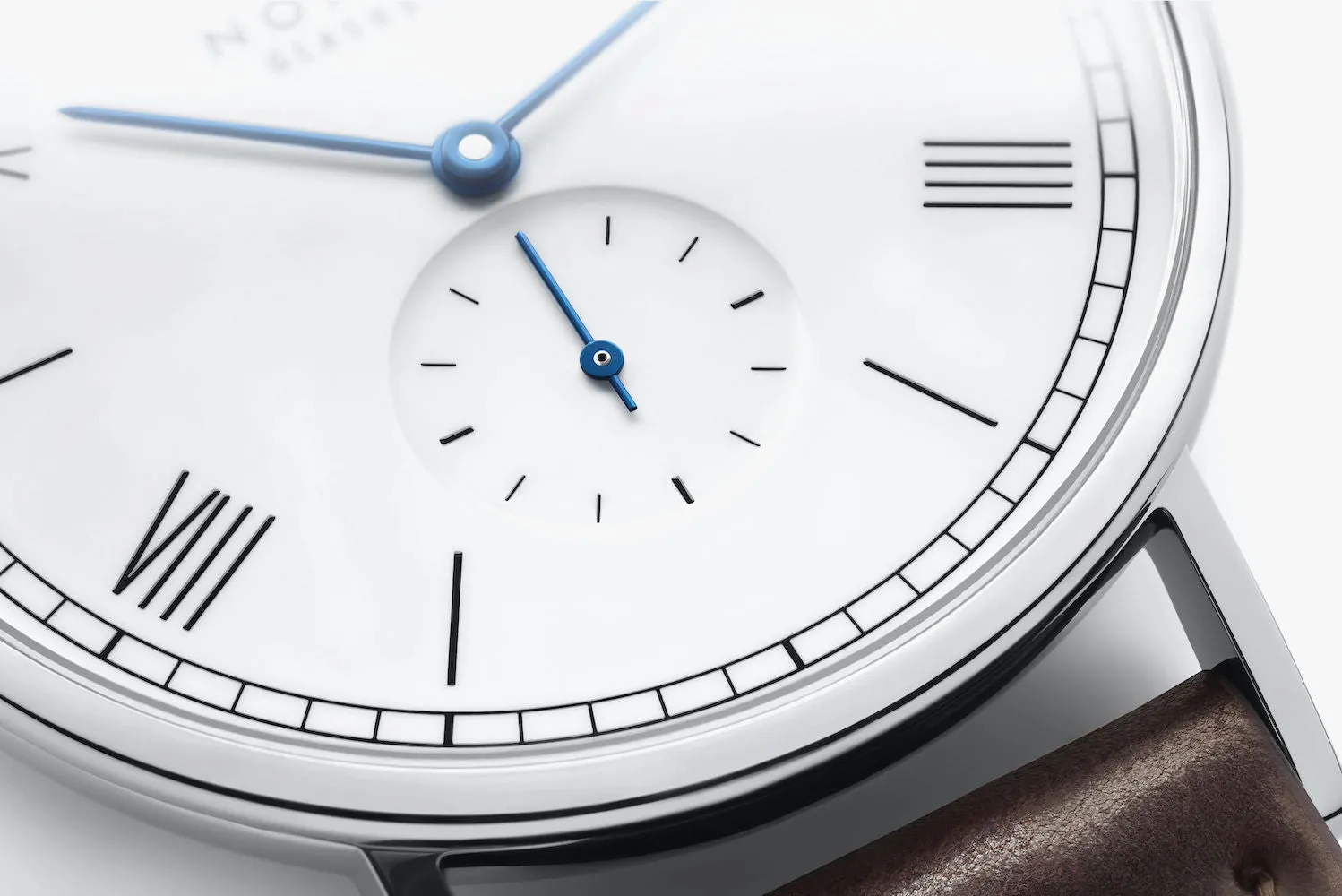 NG Watch Ludwig 38 White Enamel Sapphire Crystal