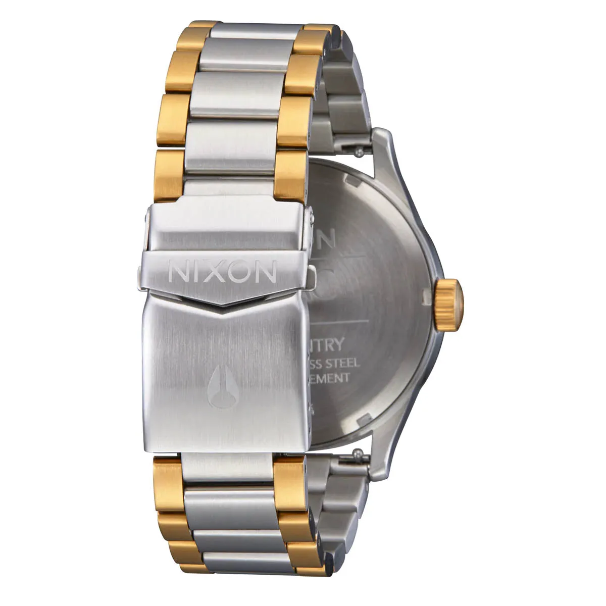 Nixon - 2PAC Sentry Stainless Steel Watch Gold/Silver/Black